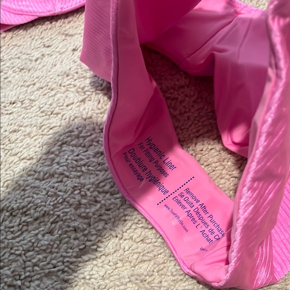 Pink Ribbed Bikini Set - Picture 6 of 10